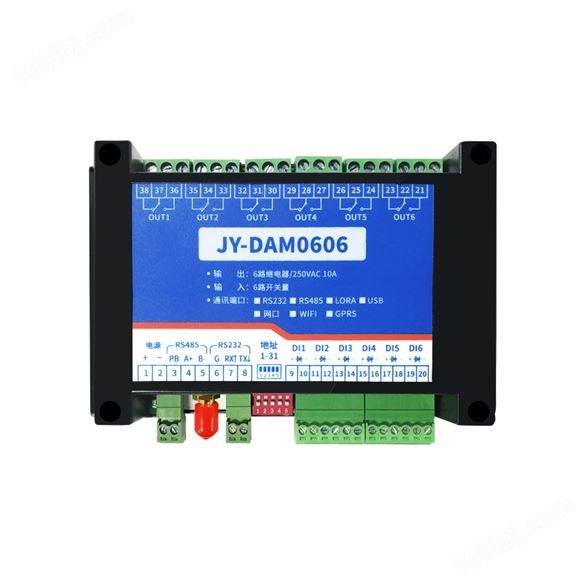6路以太网继电器控制板 DAM0606-NET