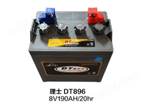 LEOCH理士DT896蓄电池8V190AH/20HR电池观光车电动高尔夫球车电瓶