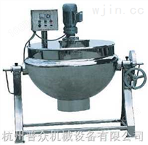 可倾带搅拌夹层锅\直立式夹层锅(杭州普众机械)